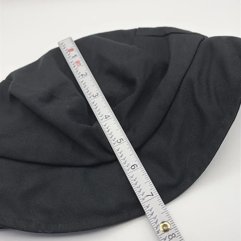 Vintage Sanrio Smiles 1999 Black Badtz-Maru Bucket Hat Junior Sized 90s Cute‎